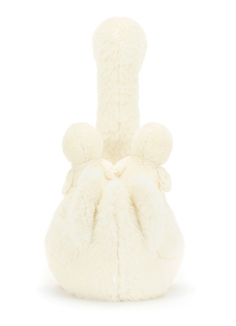 Cisne de pelúcia Jellycat Featherful, 39 cm