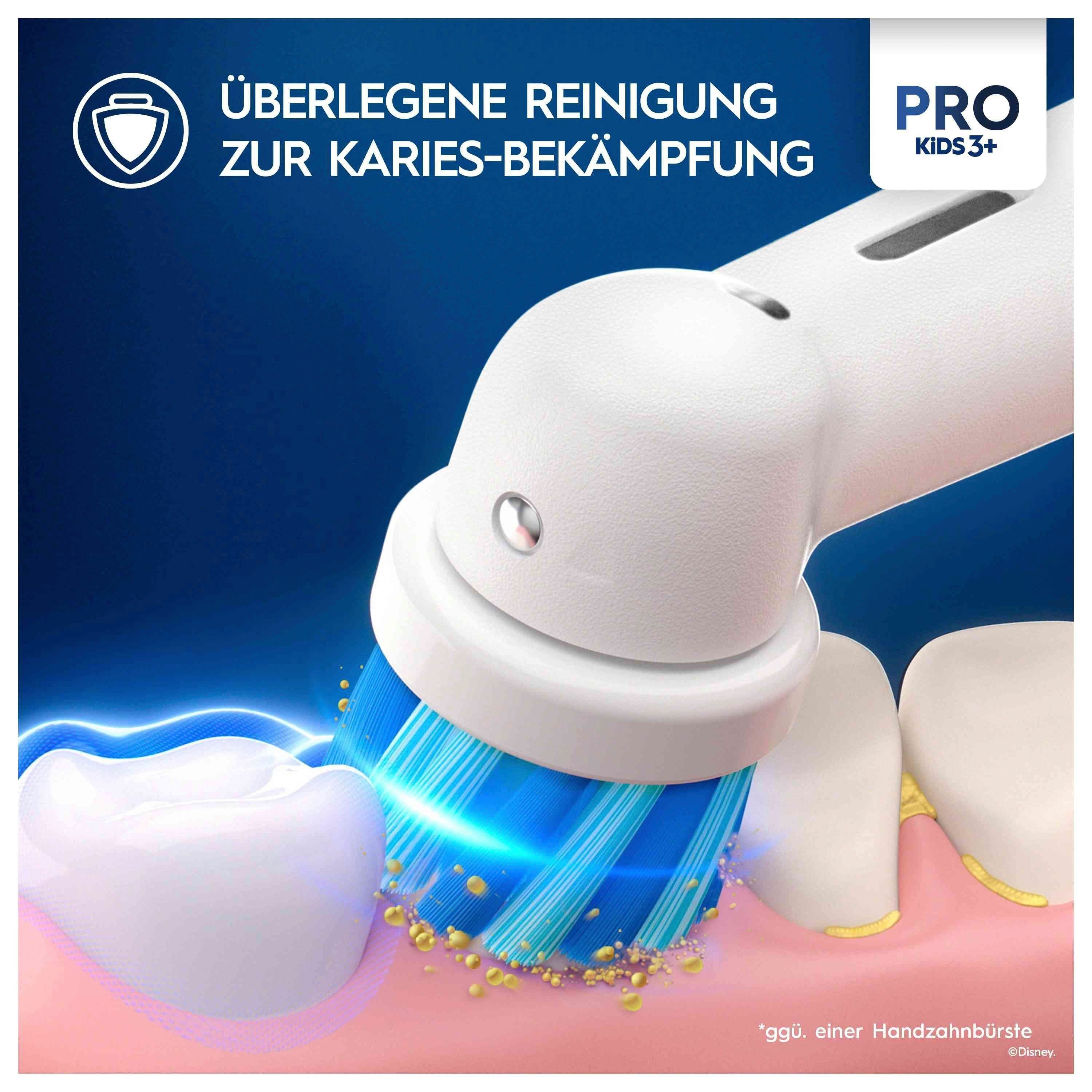 Oral-B Elektrische Zahnbürste Pro Kids  100, Aufsteckbürsten: 1 St., für Kinder ab 3 Jahren