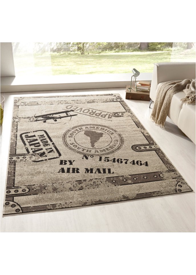 In- und Outdoor Teppich im Retrolook