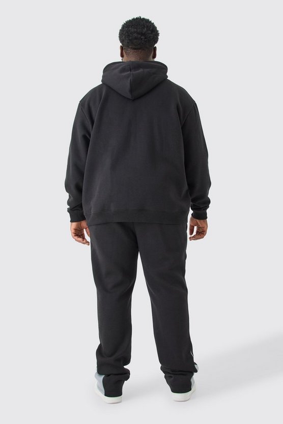 Plus Oversize Trainingsanzug mit Star Homme Print