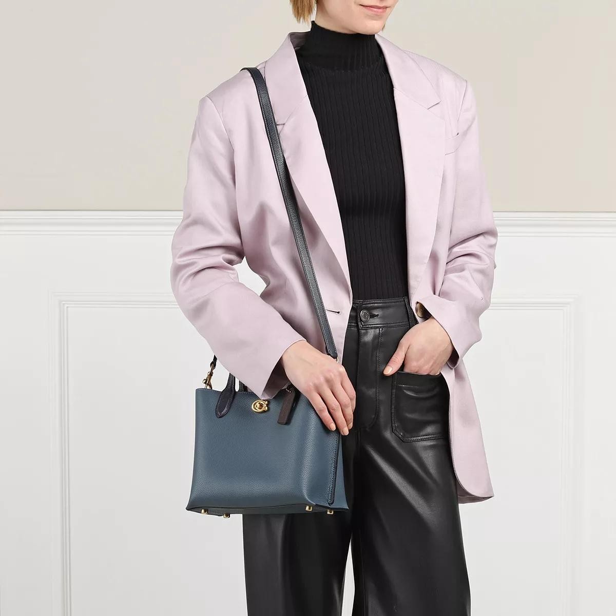 COACH Handtaschen blau Tote