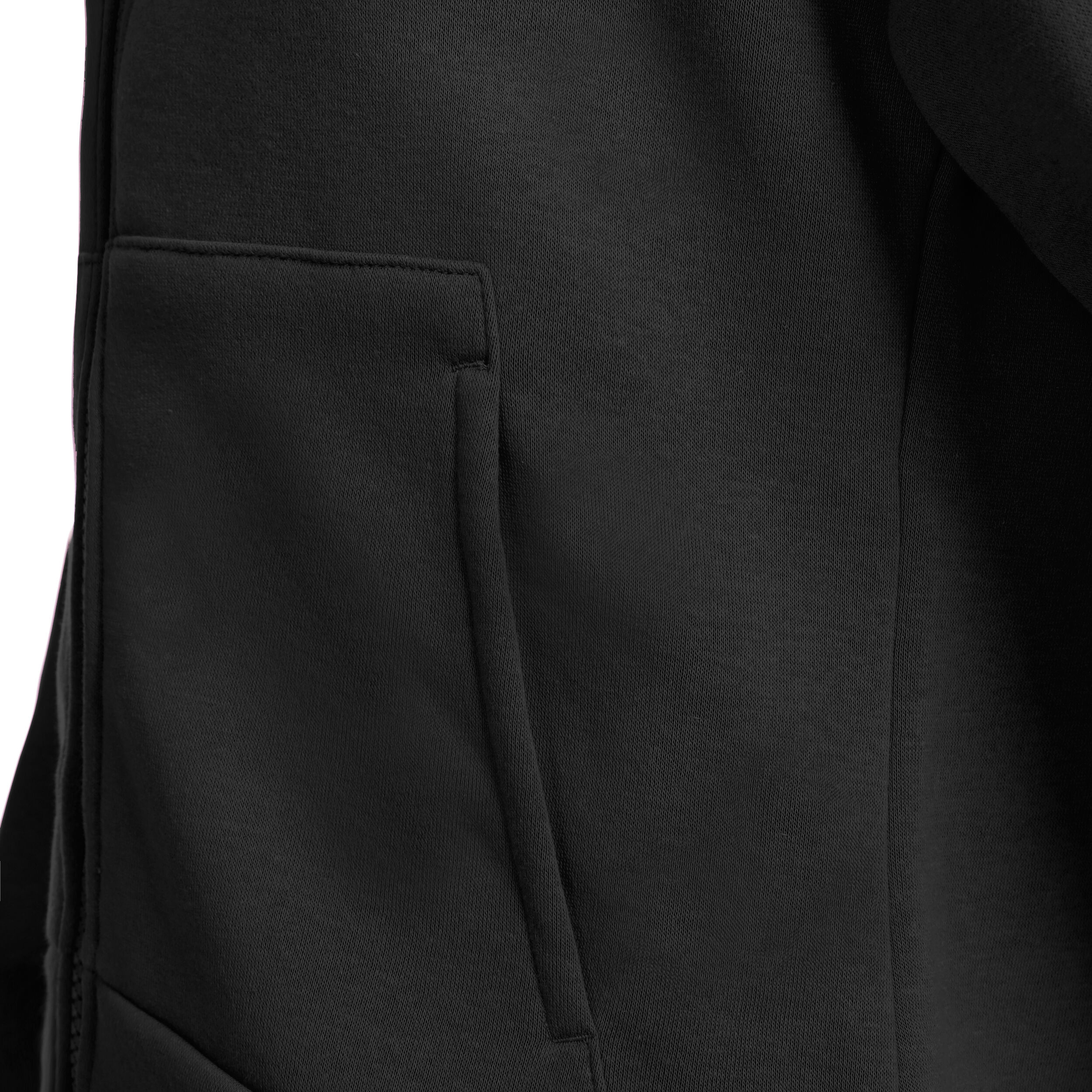 Sportswear Club Fleece Sweatjacke Mädchen - Schwarz, Weiß