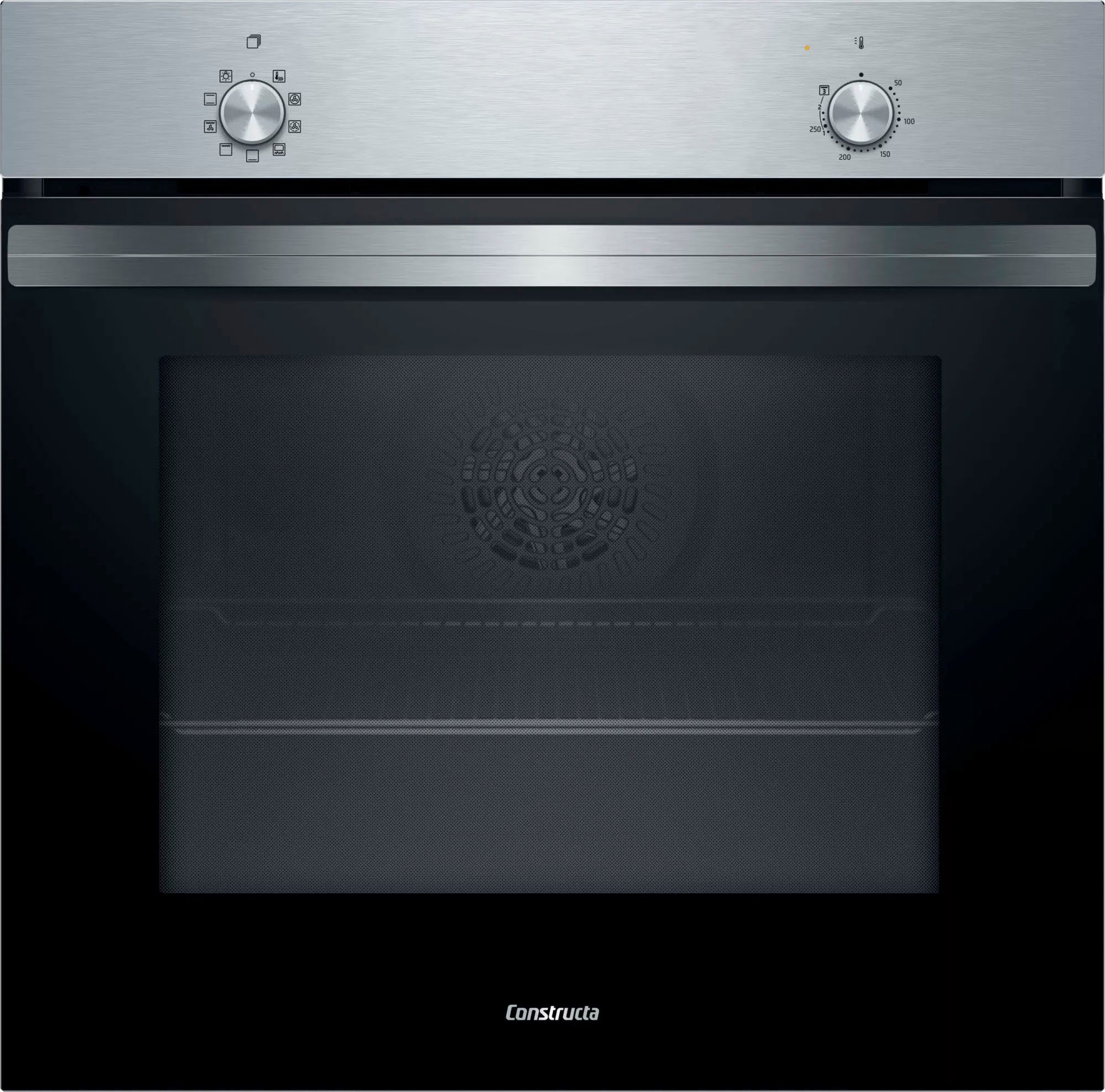Constructa Einbaubackofen CF3M10052, mit Teleskopauszug nachrüstbar