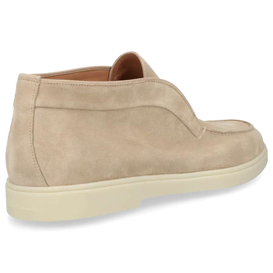 Santoni - Stiefeletten DESERT BOOT Veloursleder - beige