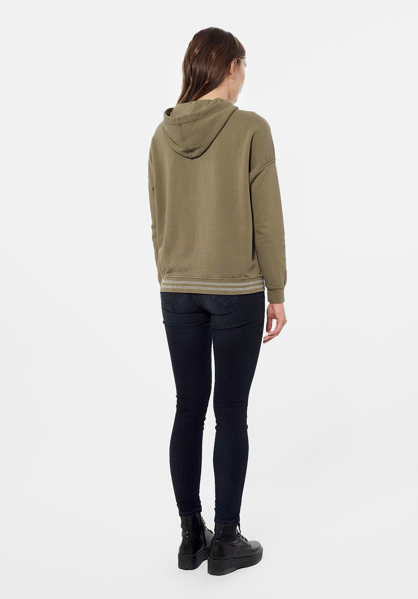 FADLE  Sweat kaki Femme en 100% coton