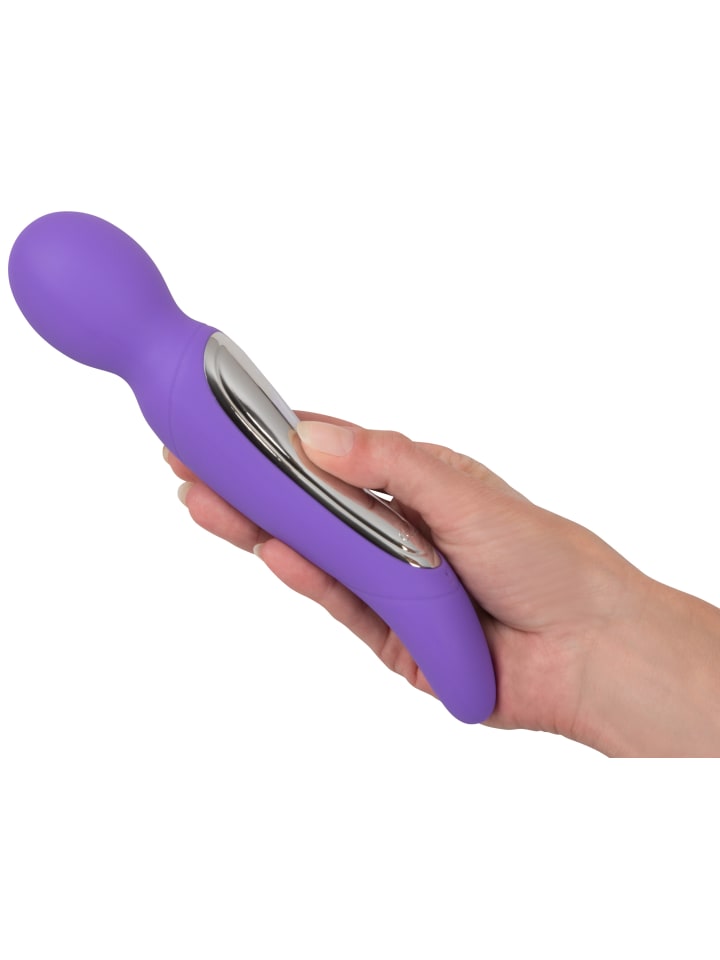 Sweet Smile Vibrator Rechargeable Dual Motor Vibe in lila günstig kaufen 22 cm