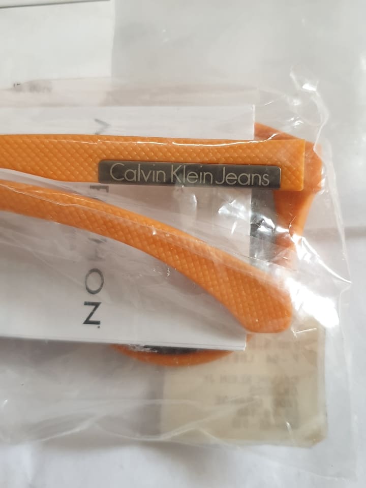 CALVIN KLEIN JEANS Herren-Sonnenbrille in Orange/ Grau günstig kaufen 56
