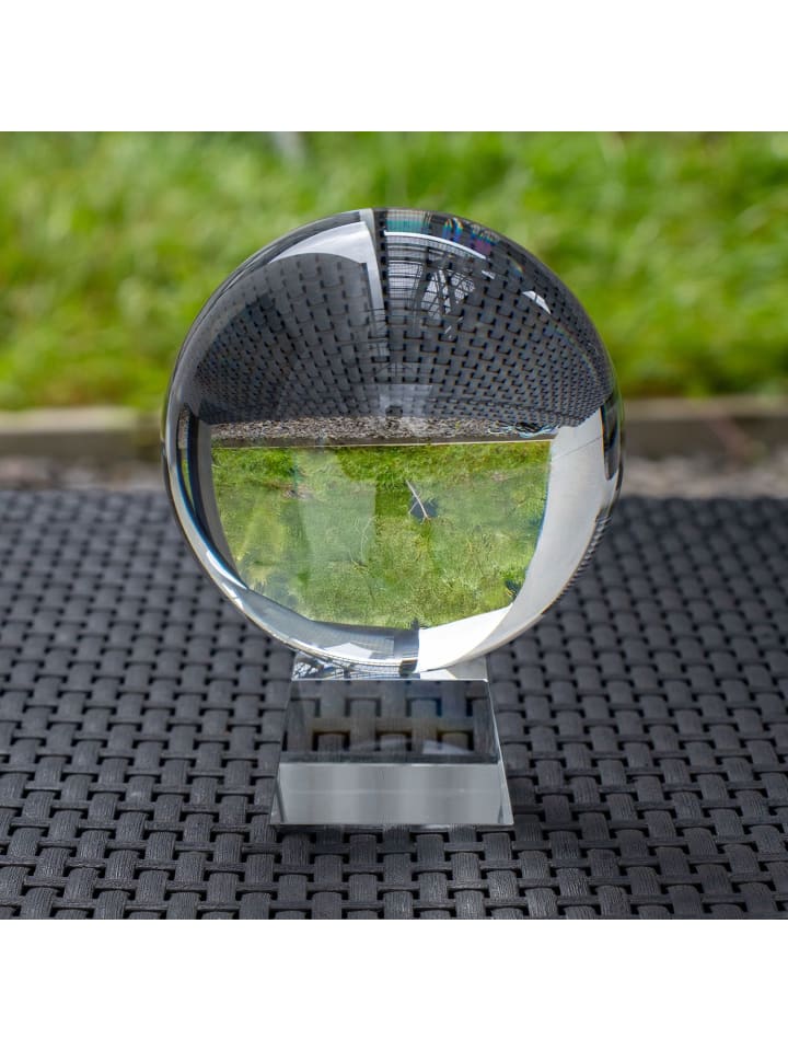 Intirilife Fotokugel mit Glasständer in Kristall Klar - 130 mm günstig kaufen 130