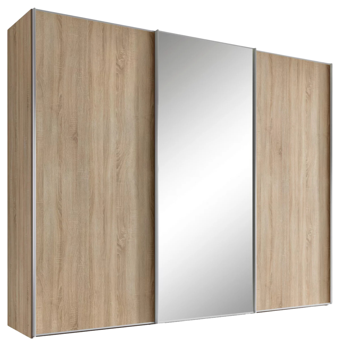 Staud Schwebetürenschrank Sinfonie Plus Eiche Spiegel