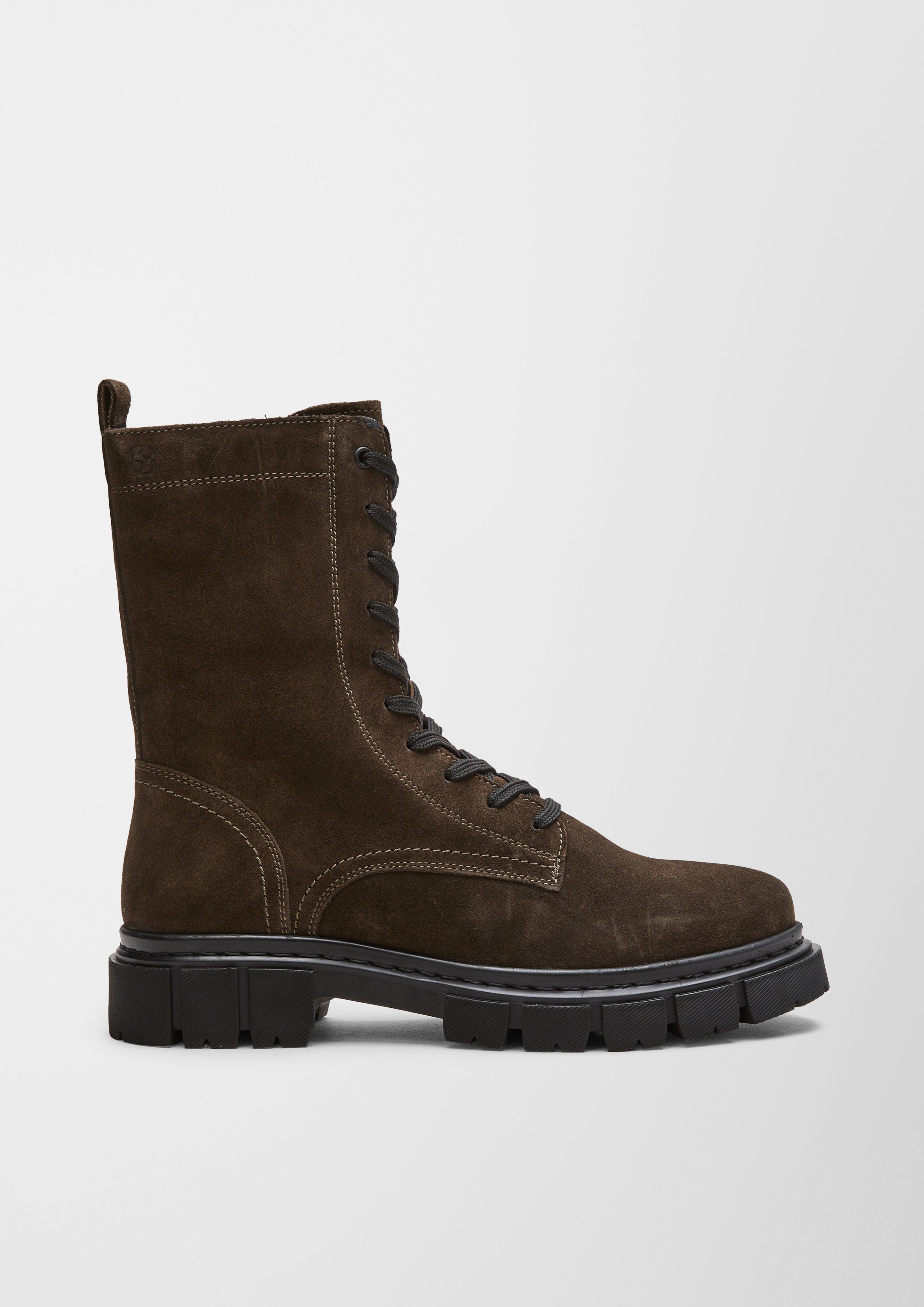 Stiefel aus Veloursleder  6006689-701