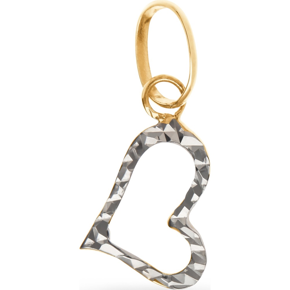 FAVS Pendentif 375 Or jaune, 375 Or blanc Pendentif