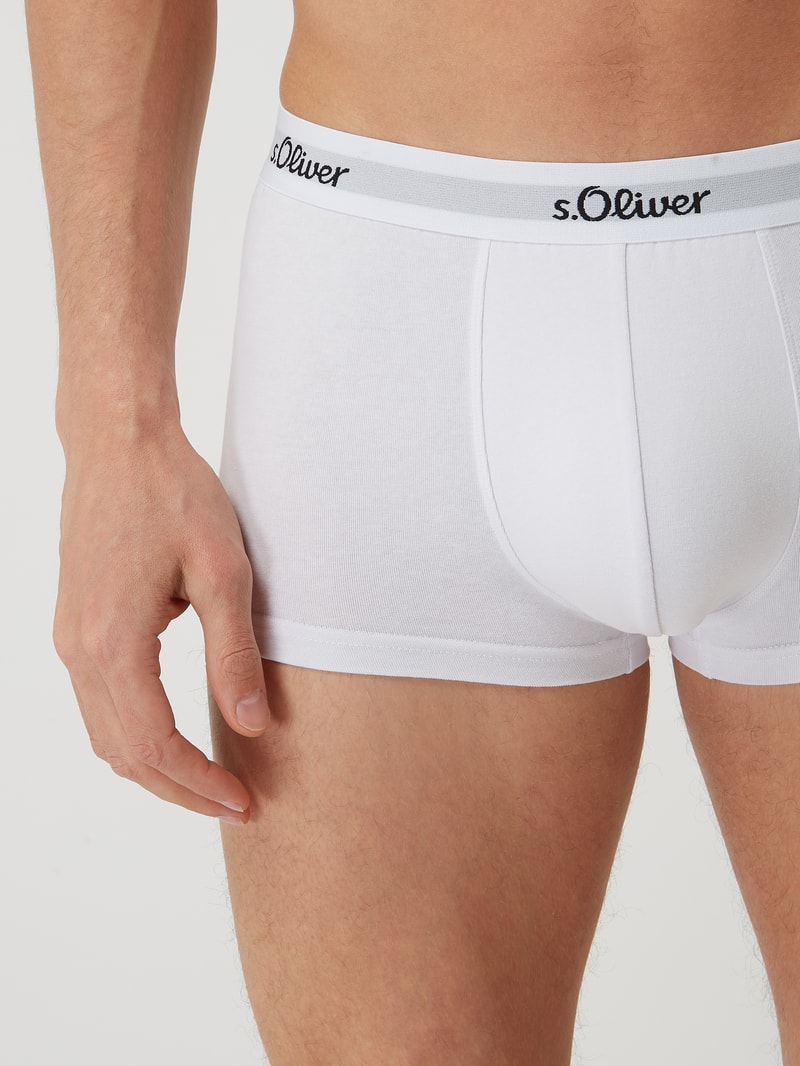 Trunks mit Stretch-Anteil im 3er-Pack in mittelgrau meliert