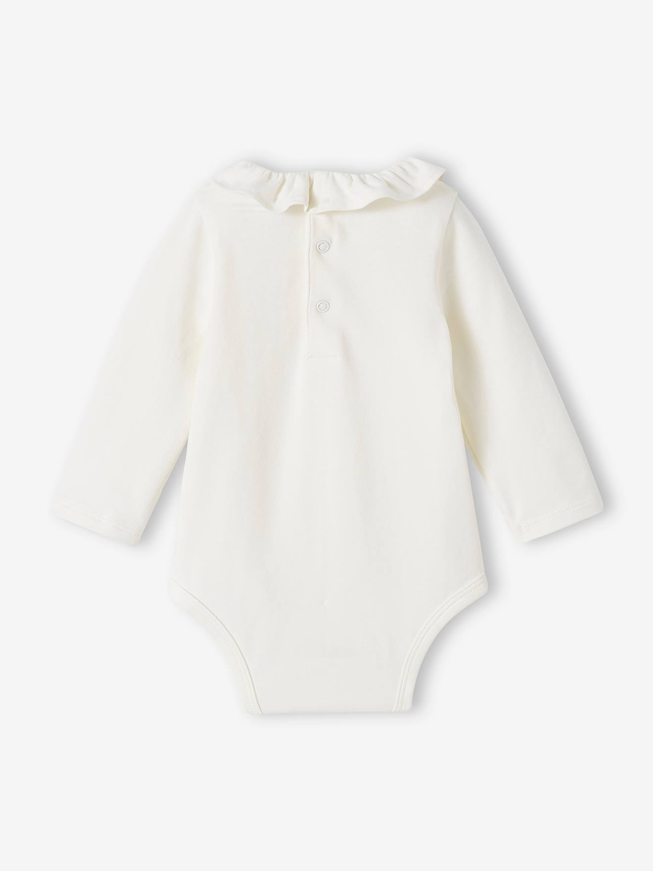Vertbaudet 2er-Pack Baby Bodys mit Bubikragen Oeko-Tex - marine