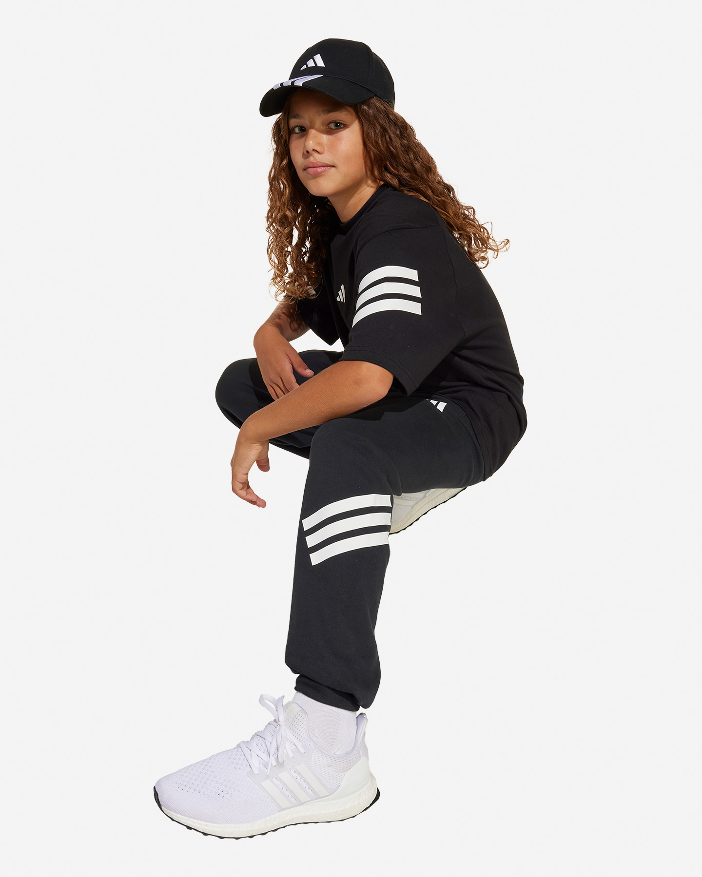 Nohavice Adidas Wide 3stripes Jr JD1298
