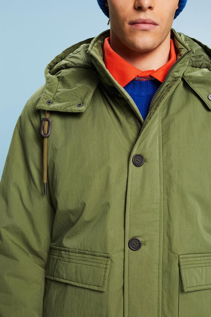 Kurzer Parka mit Wattierung