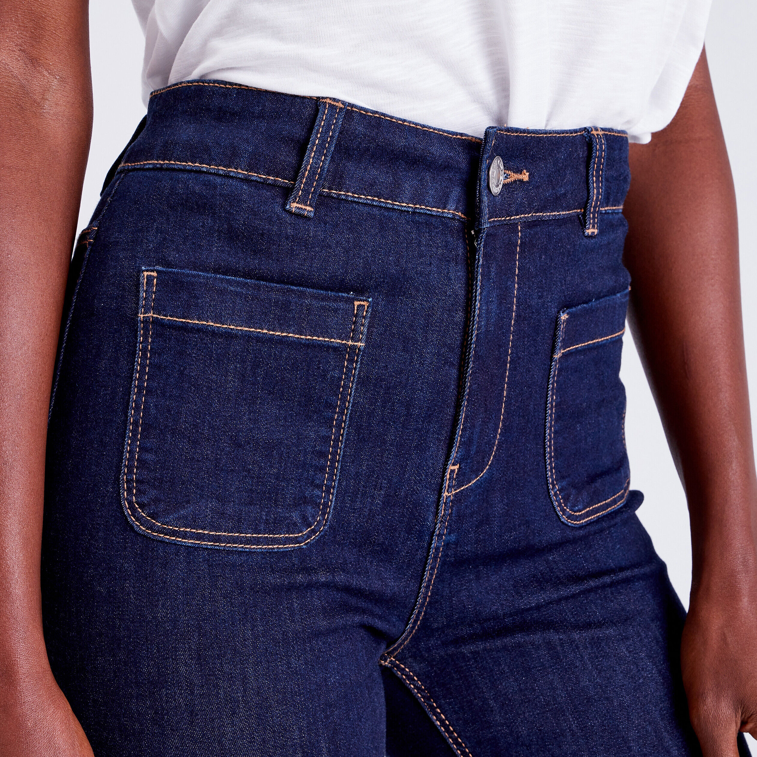 Jeans bootcut denim brut femme | Cache Cache