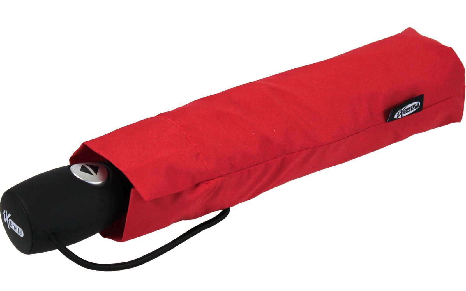 iX-brella Taschenregenschirm leichter moderner Schirm mit Auf-Zu-Automatik, farbenfroh