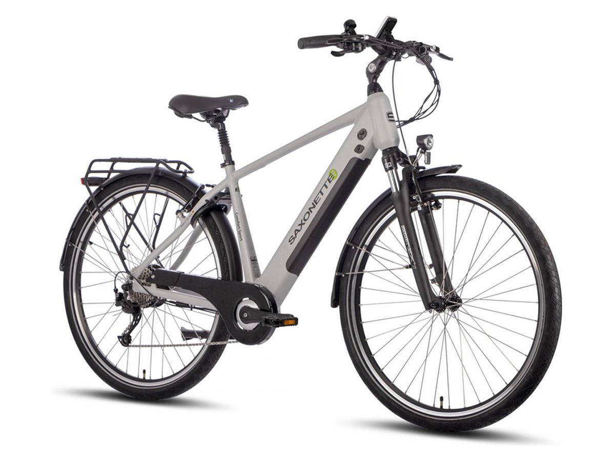 Saxonette Comfort Sport 48 cm 9 sp Elektrisches Herrenrad