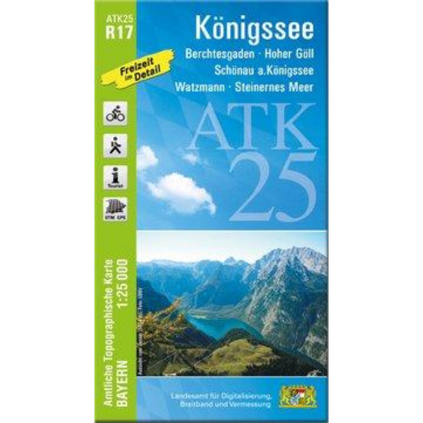 Königssee 1 : 25 000 - Wanderkarte