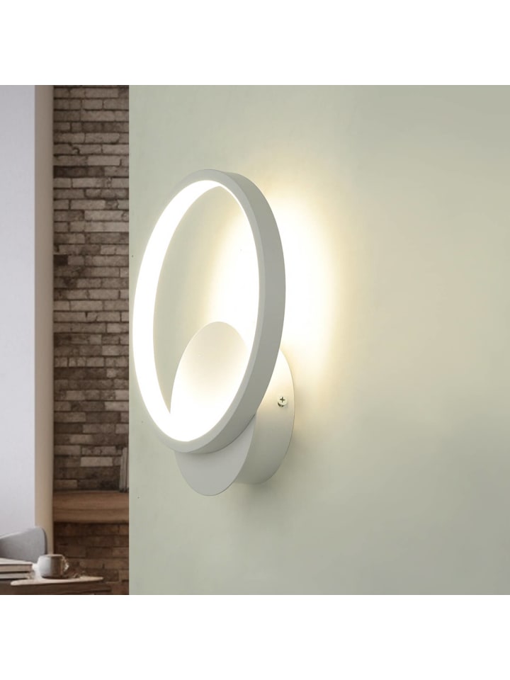 Licht-Erlebnisse Wandlampe EEK F in Weiß günstig kaufen onesize