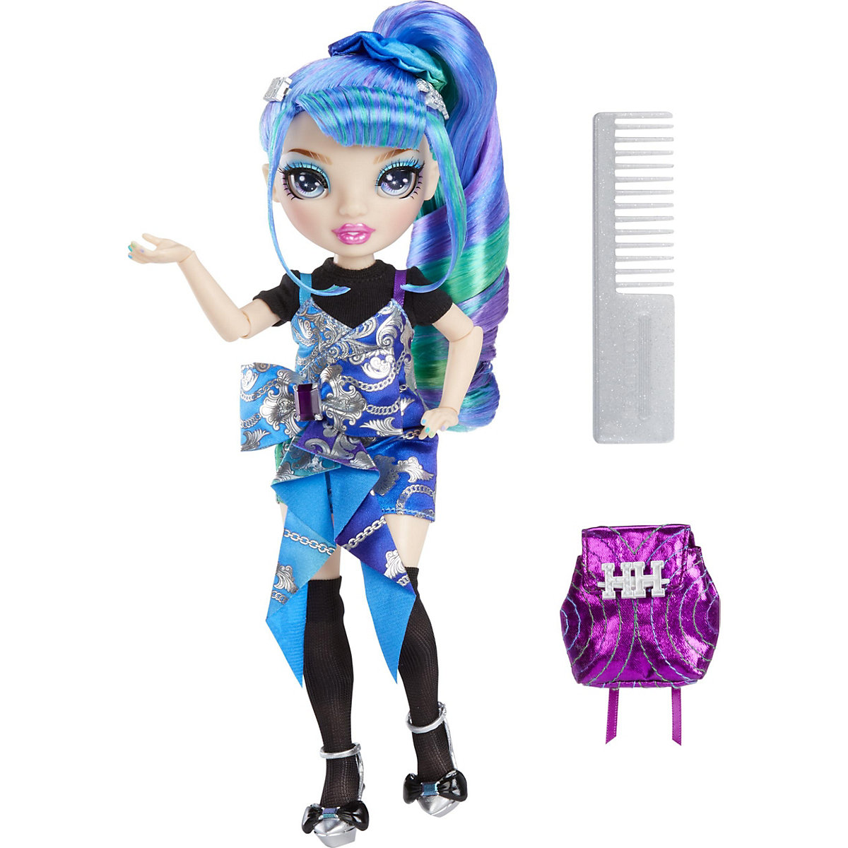 Rainbow High Junior High SE Doll- HD, blau