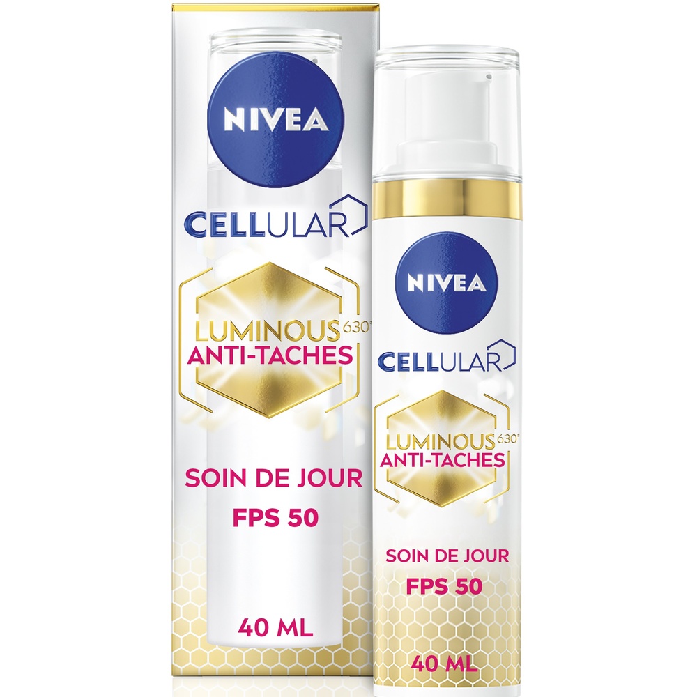 nivea CELLULAR LUMINOUS 630 - Soin de Jour Protecteur Anti-tâches FPS50 Soin visage anti-tâches brunes