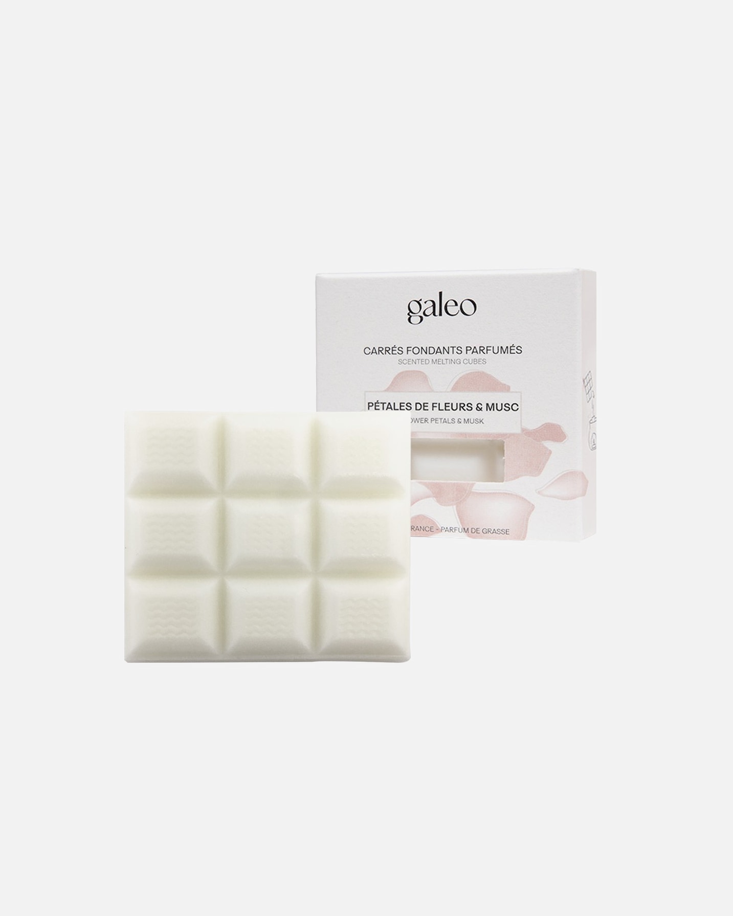 Dišeči talilni kvadratki Galeo s cvetnimi listi in mošusom
