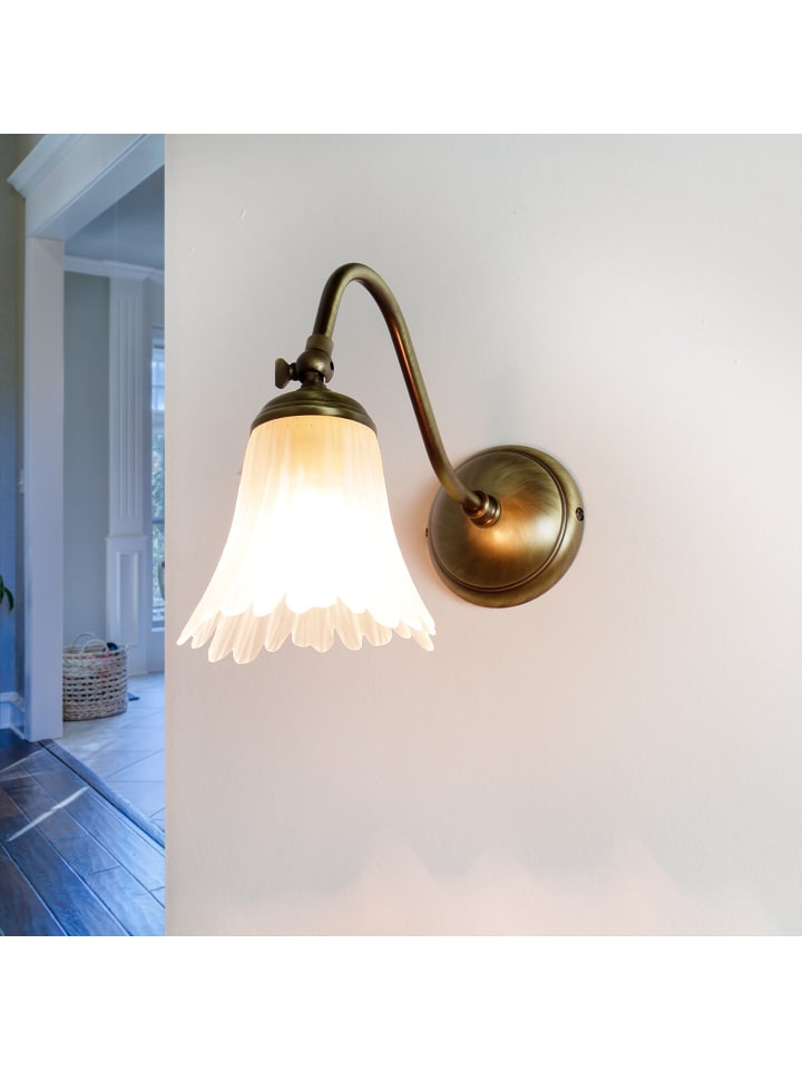 Licht-Erlebnisse Wandlampe in Silber satiniert günstig kaufen onesize