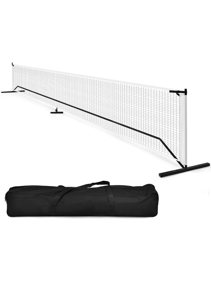 COSTWAY 670cm Pickleball-Netz in Schwarz günstig kaufen onesize