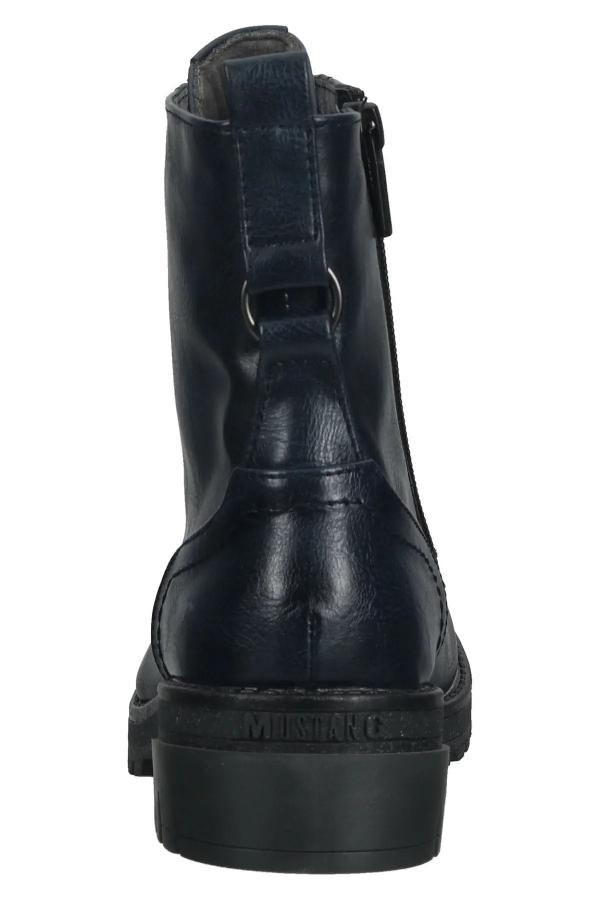 Mustang  Stiefelette - Dunkelblau - Blockabsatz