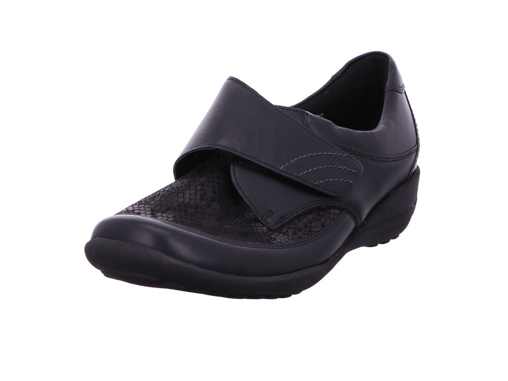 WALDLÄUFER Sportliche Slipper schwarz K01304