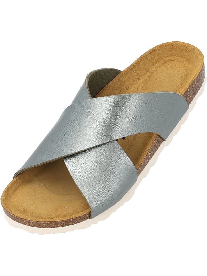 palado Pantoletten in Grau günstig kaufen 39