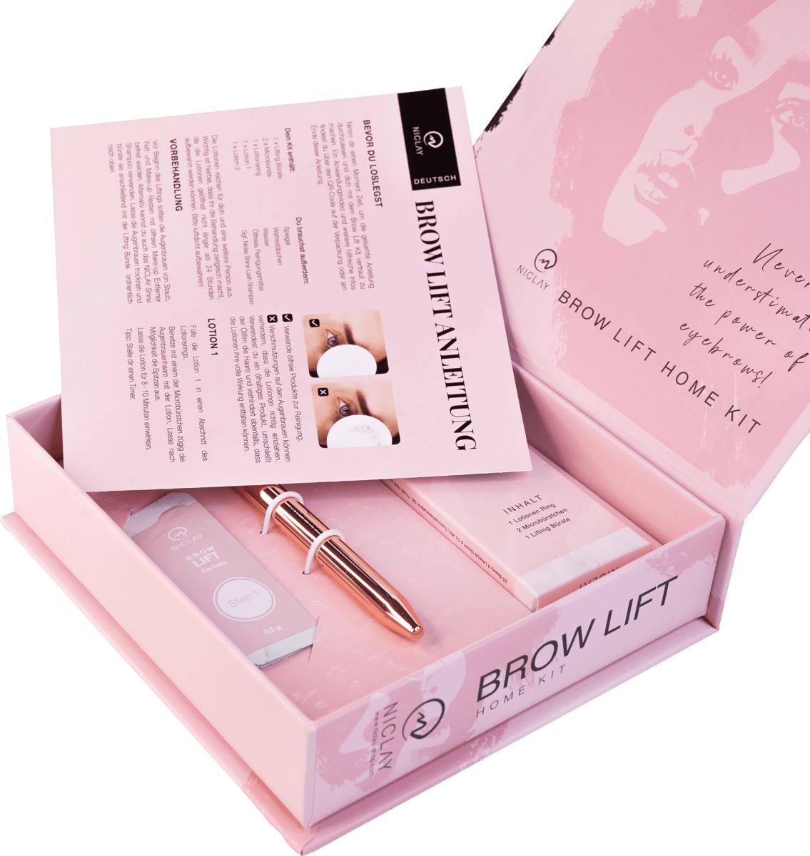Augenbrauenlifting Set Brow Lift Home Kit, 1 St