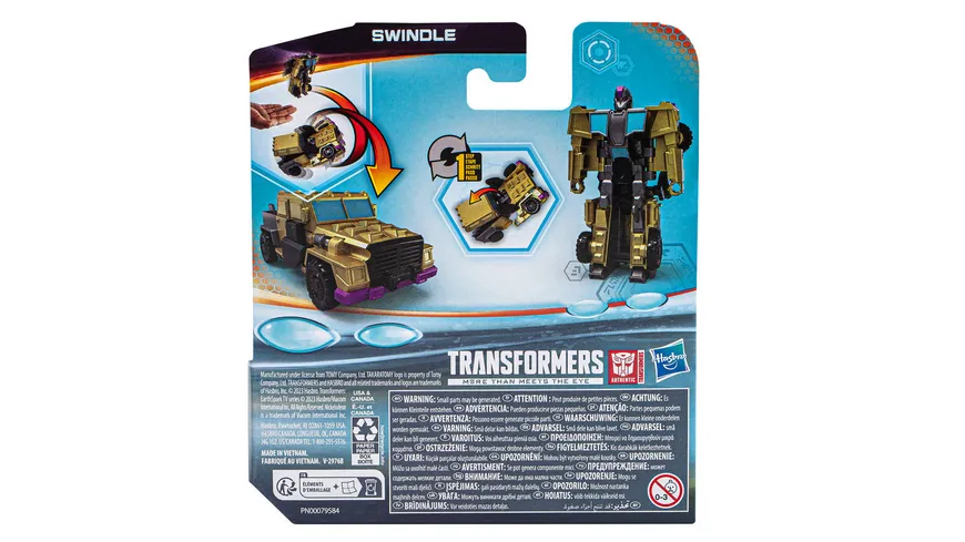 Hasbro - Transformers EarthSpark 1-Step Flip Changer, 1 Stück, sortiert