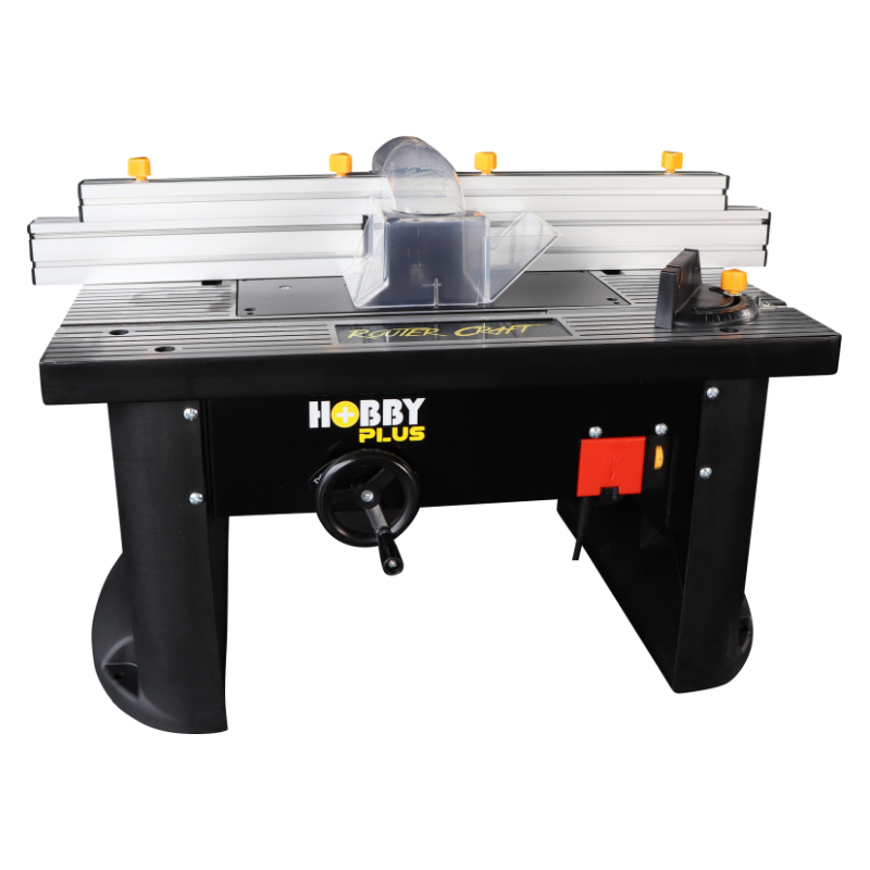 Pack promotionnel Tendotools PP1734 - Mini broche pour table de défonceuse TT40AL + 3 poussoirs de pression/1 guide d'onglet + 6 fraises. Offre valable dans la limite des stocks disponibles.