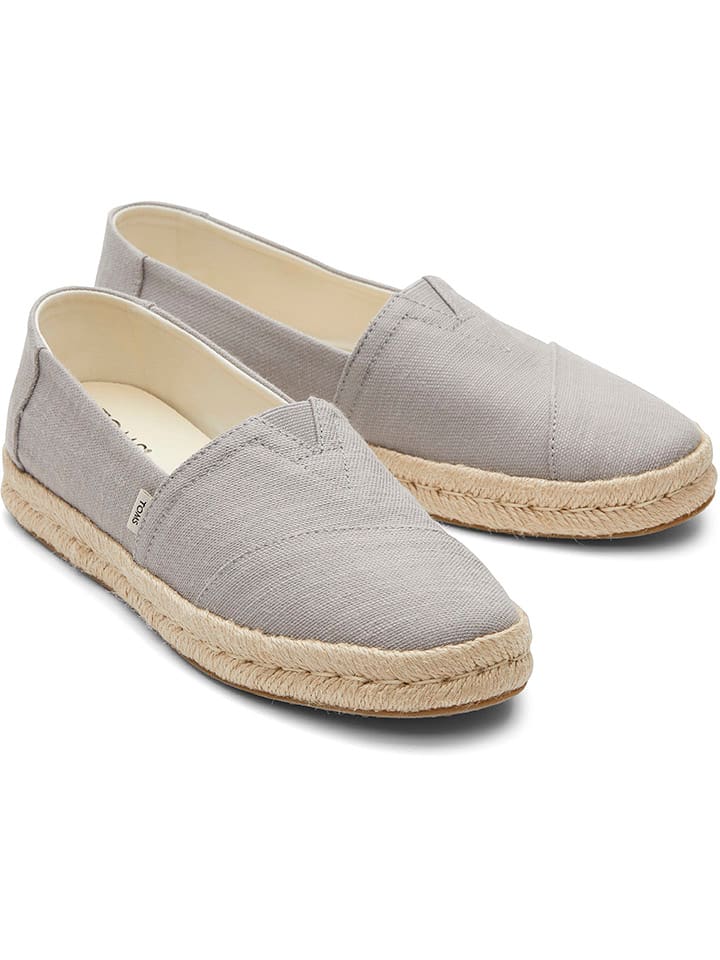 TOMS Espadrilles in Grau günstig kaufen