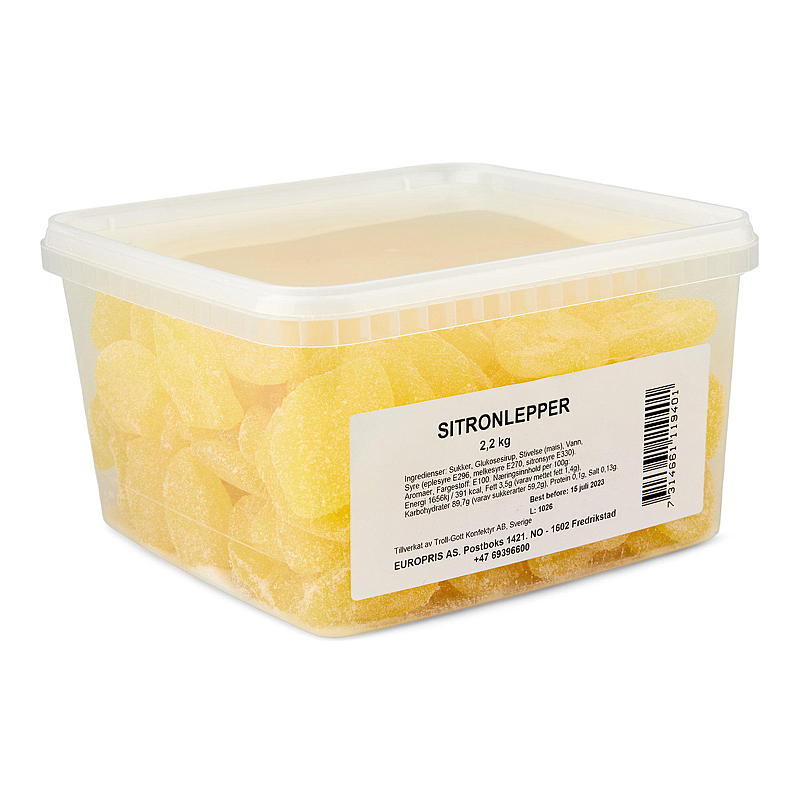 KnallGodt Sitronlepper 2,2 kg