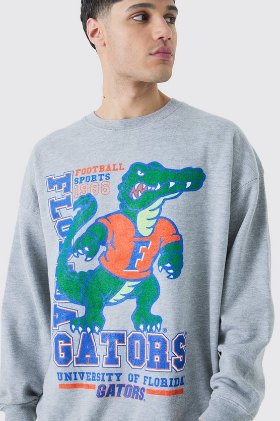Oversize Sweatshirt mit lizenziertem Florida Gators Print