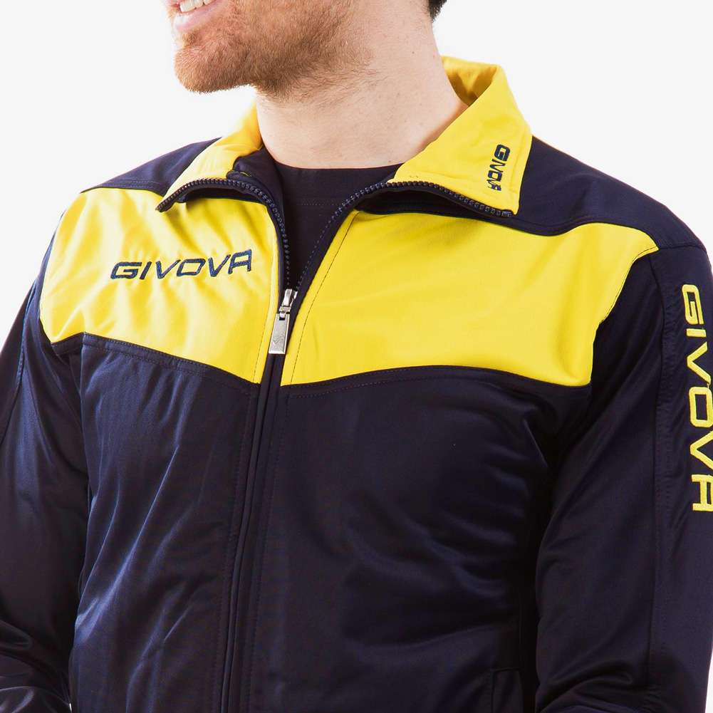 Givova Tuta Visa Trainingsanzug navy/gelb