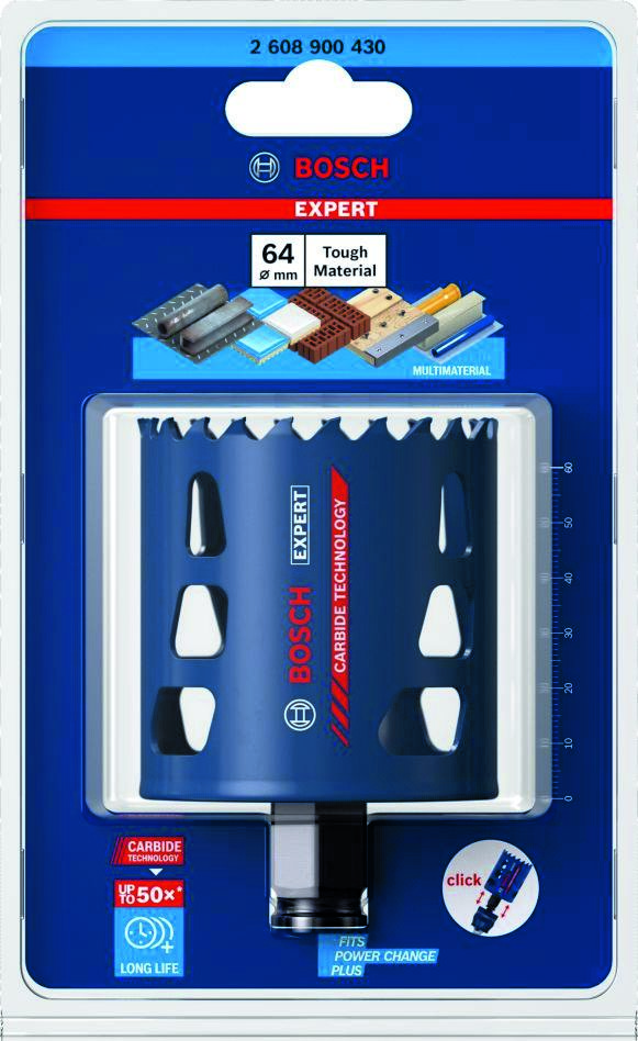Bosch Blue Accessories 2608900430 Ποτηροτρύπανο Expert Tough Material 64 x 60 mm
