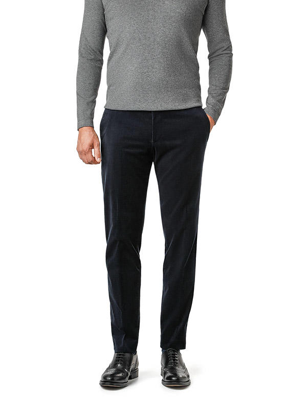 Strellson, Hose Melwin, Slim Fit, Cord, dunkelblau