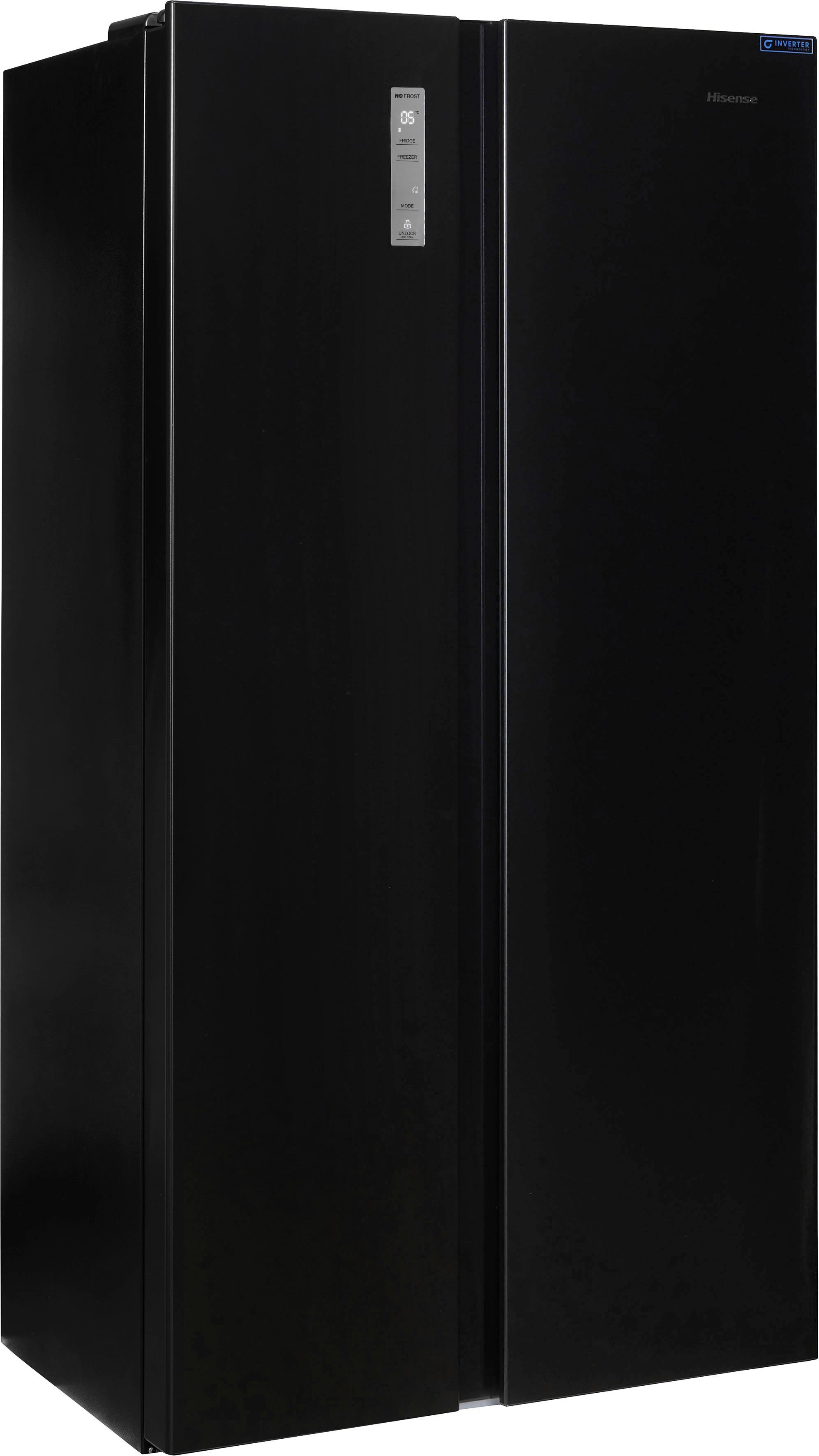 Hisense Side-by-Side RS677N4AFC, 178,6 cm hoch, 91 cm breit