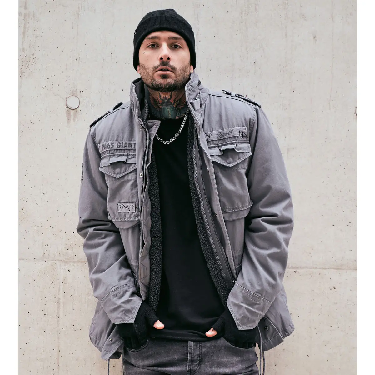 BRANDIT M65 Giant Jacke anthrazit