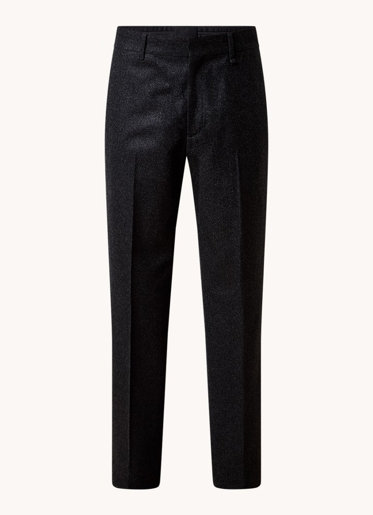 Pantaloni drepti Van Wol de la Givechy cu steekzakken