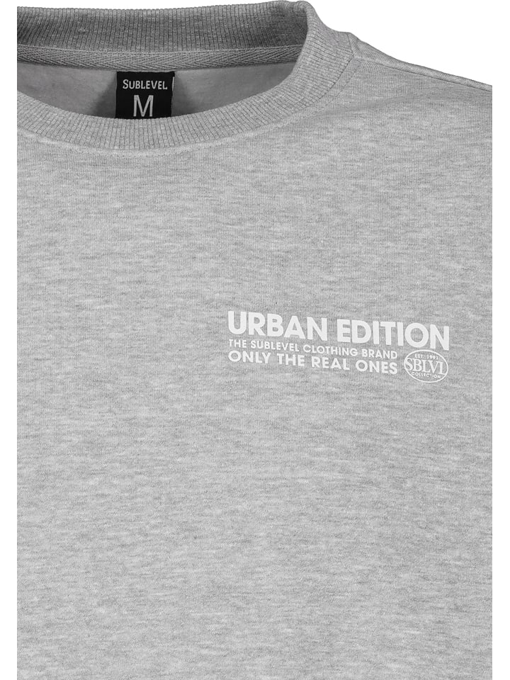 Sublevel Sweatshirt in Hellgrau günstig kaufen