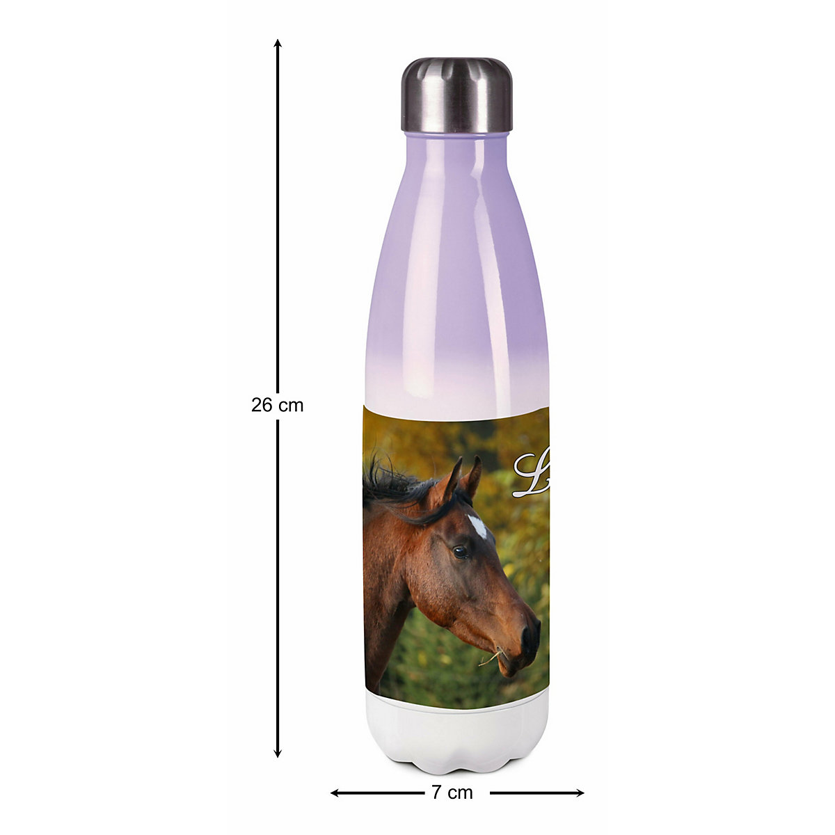 Edelstahl Kinder Thermoflasche / Trinkflasche bunt Vollblut Spülmaschinenfest, Auslaufsicher, Bruchfest, Doppelwandig, Für Heißgetränke geeignet, Mit Deckel, Isoliert