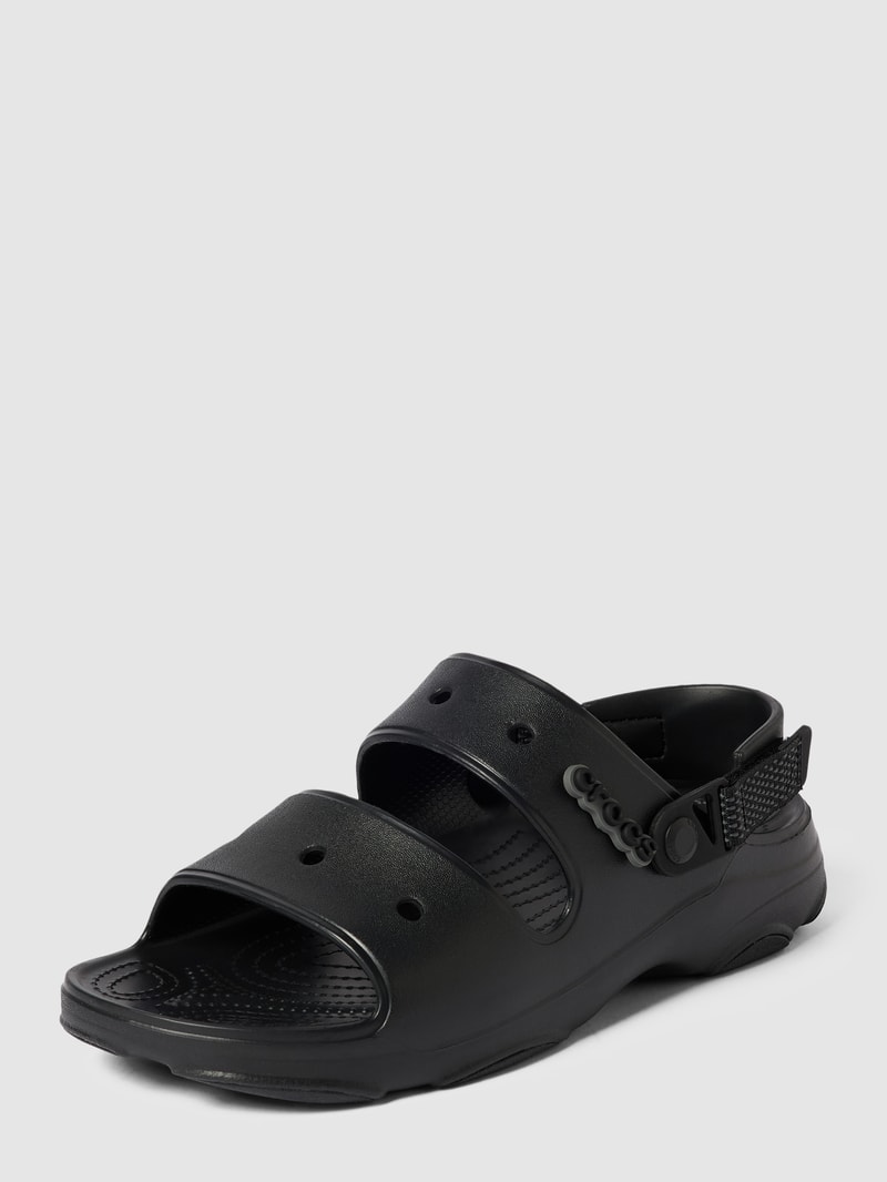 Sandalen mit Perforierungen Modell 'Classic' in schwarz
