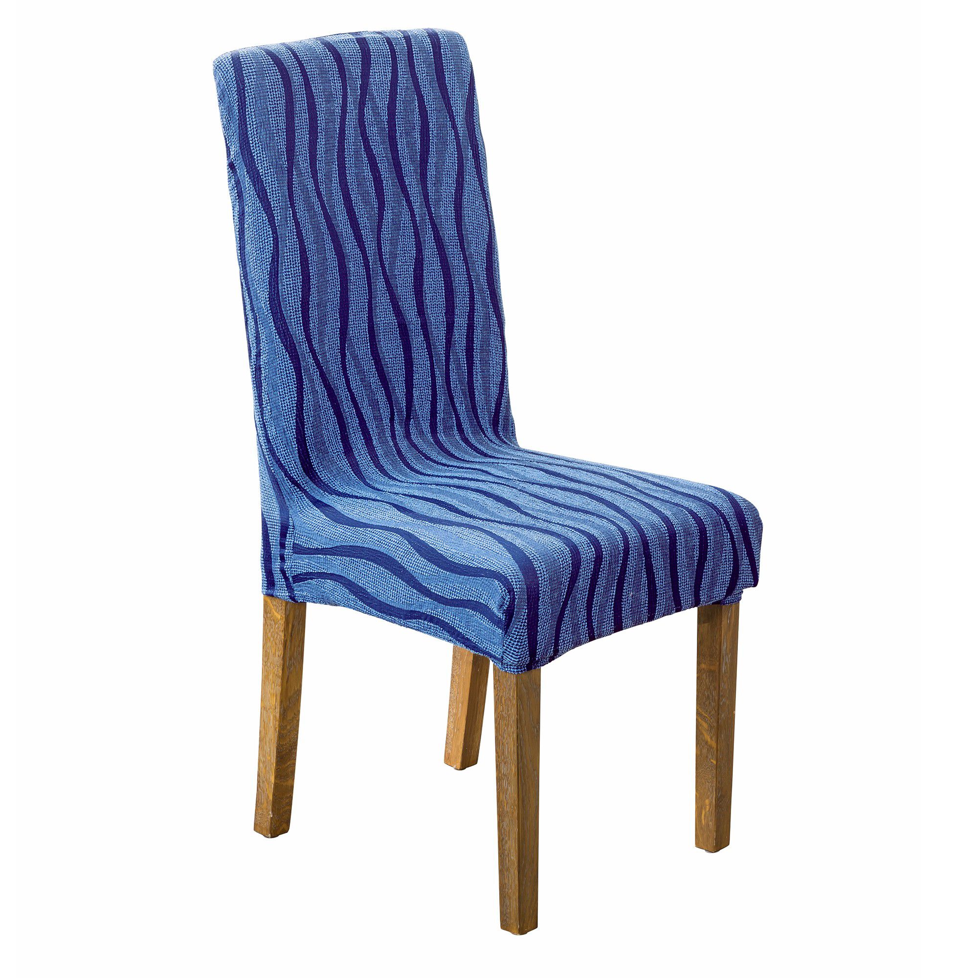Housse chaise extensible jacquard
