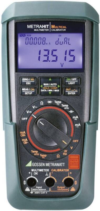 Gossen Metrawatt Kalibrator METRACAL MC Stromversorgung: Batterie Test Typ: Spannung, Strom, Frequenz, Temperatur