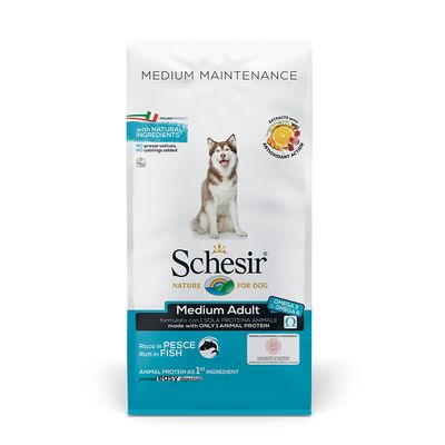 Schesir Dog Dry Medium/Large Maintenance Fisch